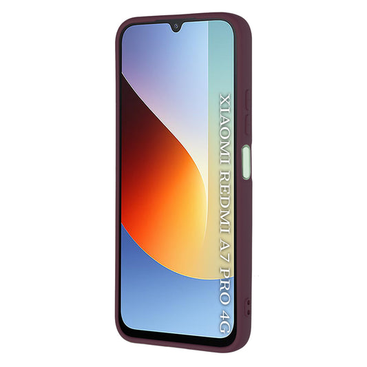 Hoesje voor Xiaomi Redmi A7 Pro 4G, Techsuit, SoftFlex, Wijnrood