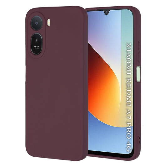 Hoesje voor Xiaomi Redmi A7 Pro 4G, Techsuit, SoftFlex, Wijnrood