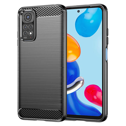 Case for Xiaomi Redmi Note 11S / Note 11, Techsuit, Carbon, Black