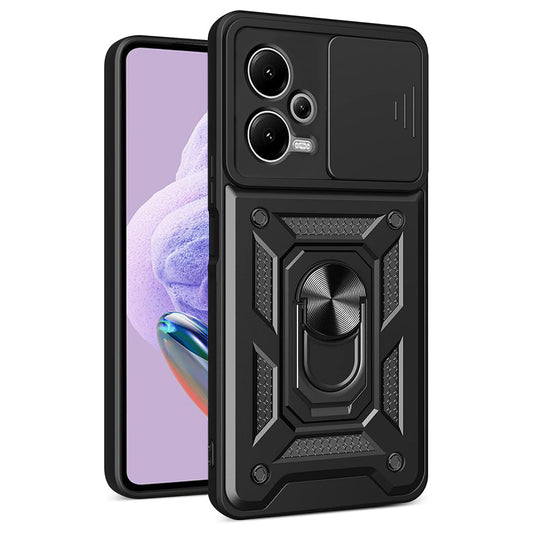 Hoes voor Xiaomi Redmi Note 12 Pro+, Techsuit, CamShield, Zwart
