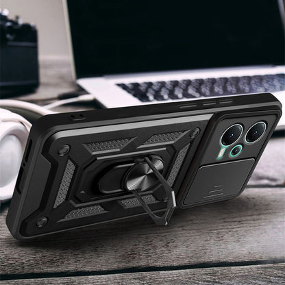 Hoes voor Xiaomi Redmi Note 12 Pro+, Techsuit, CamShield, Zwart