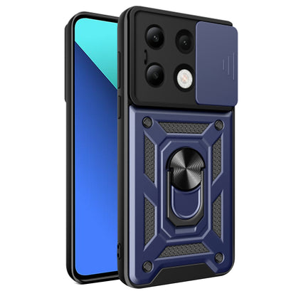 Hoes voor Xiaomi Redmi Note 13 4G, Techsuit, CamShield, Blauw