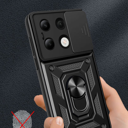 Hoes voor Xiaomi Redmi Note 13 4G, Techsuit, CamShield, Zwart