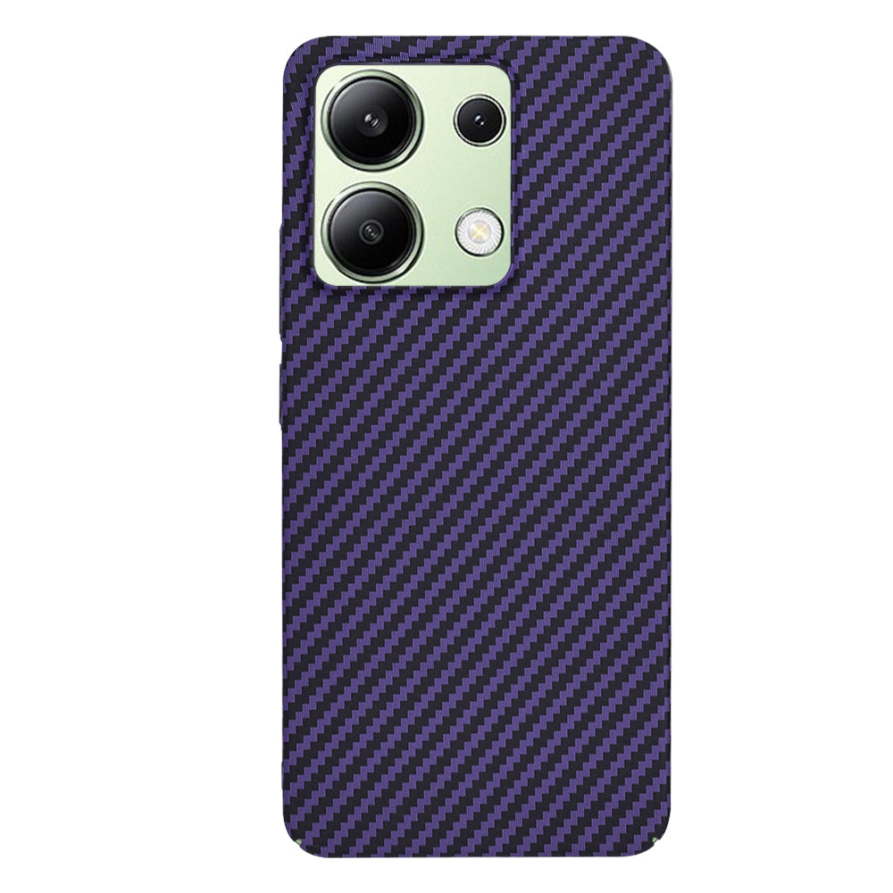 Hoes voor Xiaomi Redmi Note 13 4G, Techsuit, Carbonite FiberShell, Paars