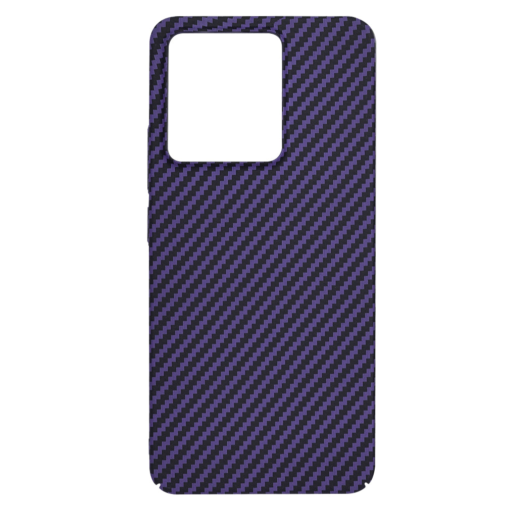 Hoes voor Xiaomi Redmi Note 13 4G, Techsuit, Carbonite FiberShell, Paars