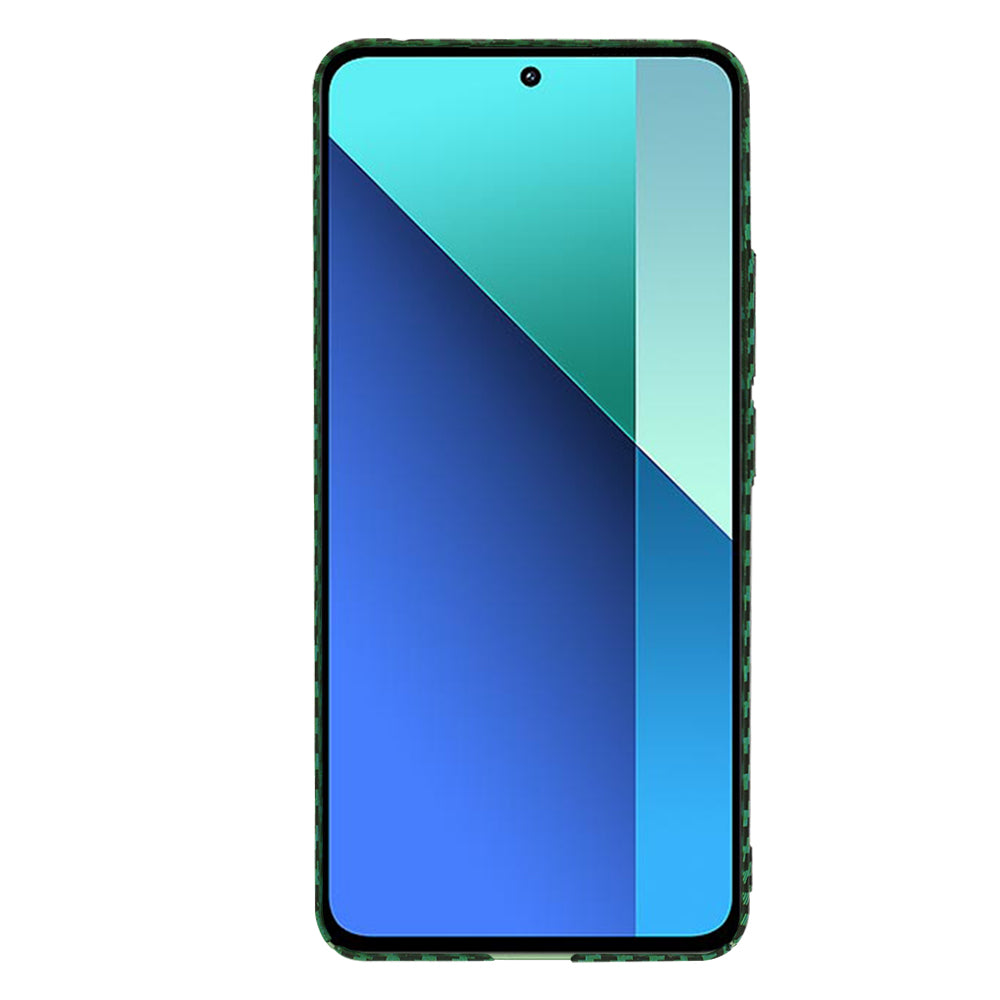 Hoes voor Xiaomi Redmi Note 13 4G, Techsuit, Carbonite FiberShell, Groen