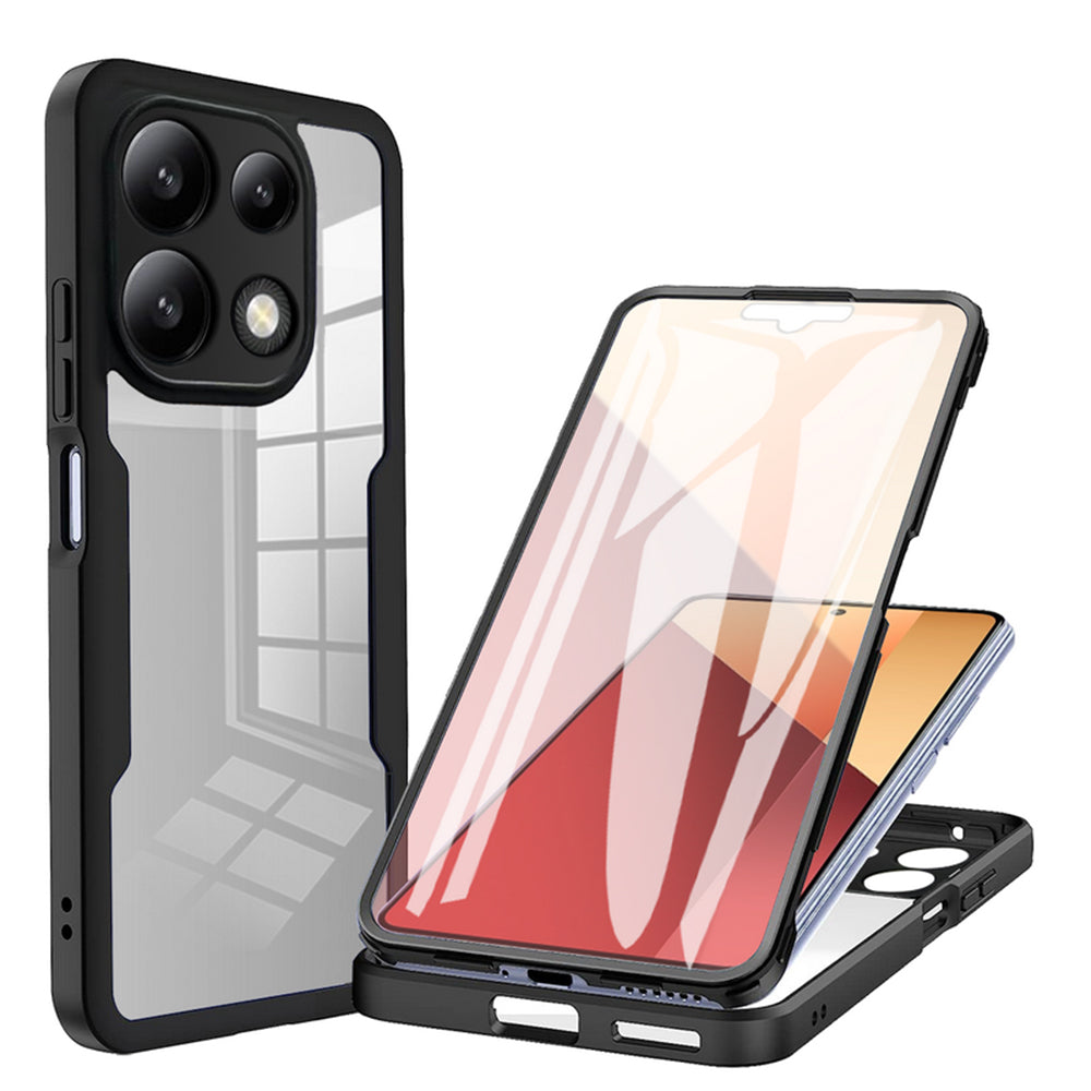 Hoes voor Xiaomi Redmi Note 13 4G, Techsuit, ColorVerse 360, Zwart