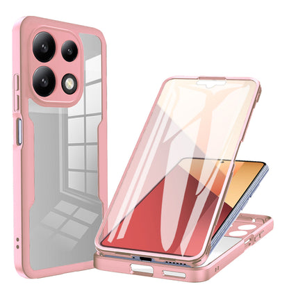 Hoes voor Xiaomi Redmi Note 13 4G, Techsuit, ColorVerse 360, Roze