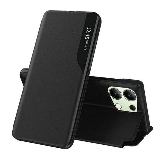 Hoes voor Xiaomi Redmi Note 13 4G, Techsuit, eFold, Zwart