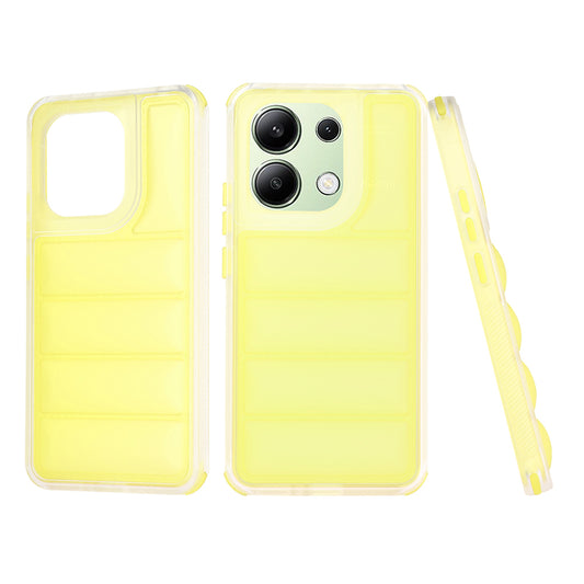 Hoesje voor Xiaomi Redmi Note 13 4G, Techsuit, Wave Shield, Geel