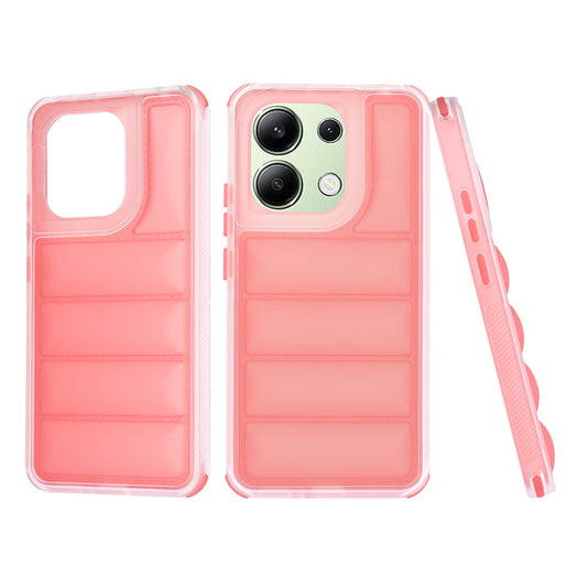 Hoes voor Xiaomi Redmi Note 13 4G, Techsuit, Wave Shield, Rood