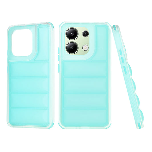 Hoes voor Xiaomi Redmi Note 13 4G, Techsuit, Wave Shield, Turkoois