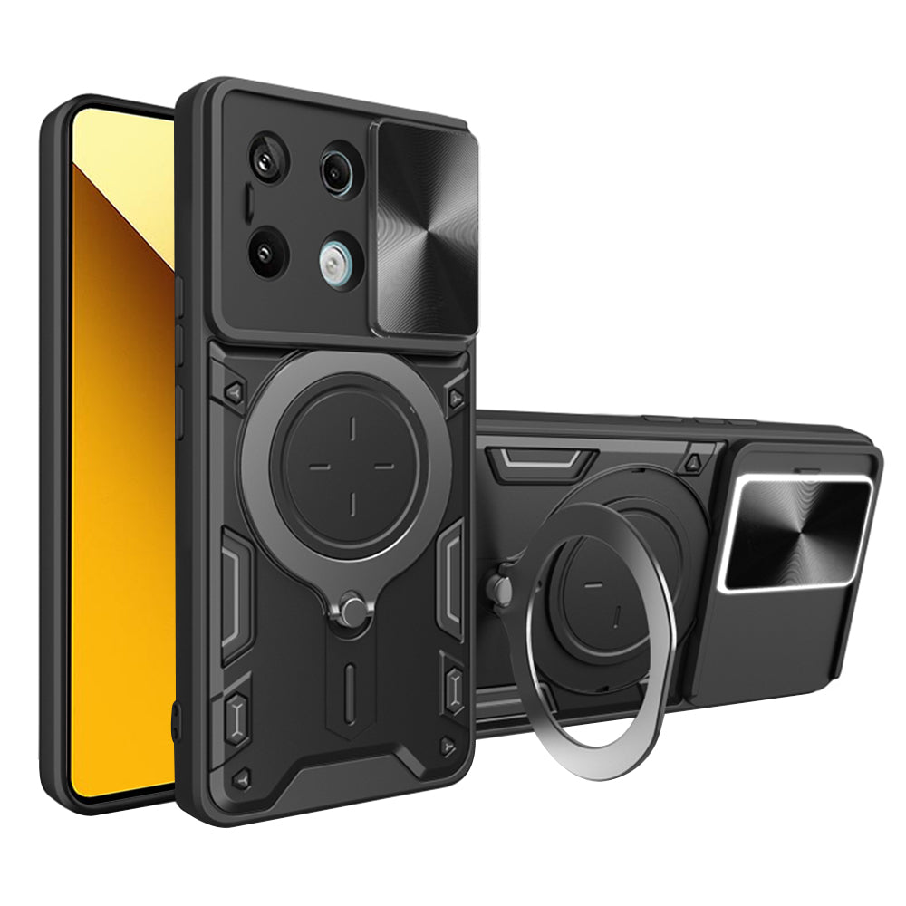 Case for Xiaomi Redmi Note 13 5G, Techsuit, CamGuard Pro, Black