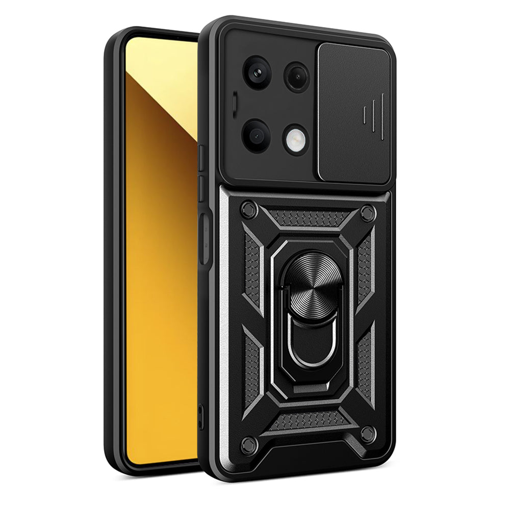 Hoes voor Xiaomi Redmi Note 13 5G, Techsuit, CamShield, Zwart