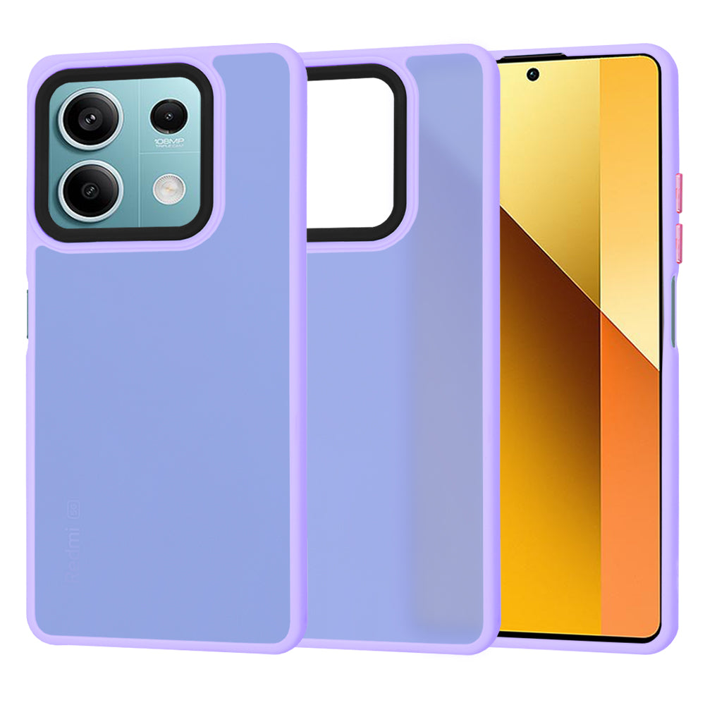 Hoes voor Xiaomi Redmi Note 13 5G, Techsuit, HaloFrost, Lichtpaars