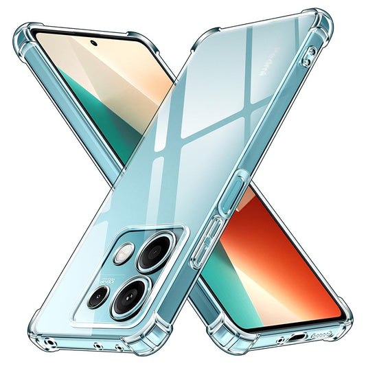 Case for Xiaomi Redmi Note 13 5G, Techsuit, Shockproof Clear, Transparent