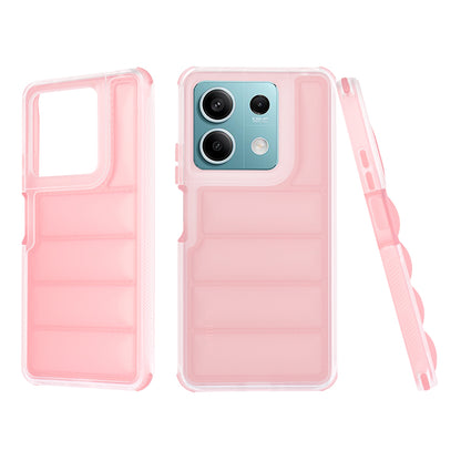 Hoesje voor Xiaomi Redmi Note 13 5G, Techsuit, Wave Shield, Roze