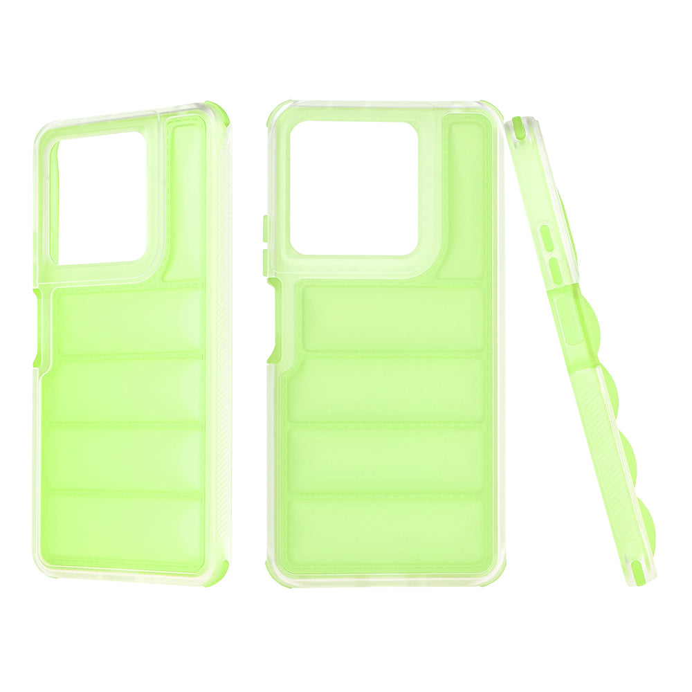 Hoes voor Xiaomi Redmi Note 13 5G, Techsuit, Wave Shield, Groen