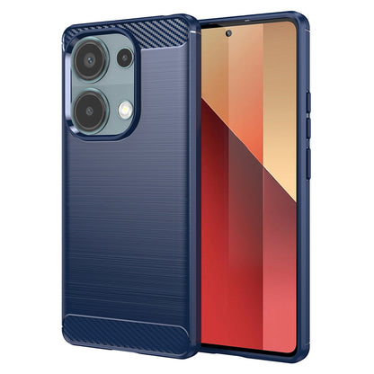 Hoes voor Xiaomi Redmi Note 13 Pro 4G / Poco M6 Pro 4G, Techsuit, Carbon, Blauw
