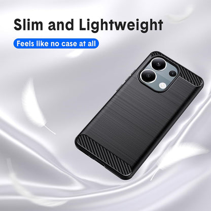 Hoes voor Xiaomi Redmi Note 13 Pro 4G / Poco M6 Pro 4G, Techsuit, Carbon, Zwart