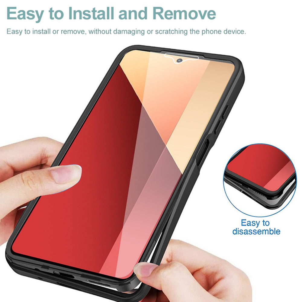 Hoes voor Xiaomi Redmi Note 13 Pro 4G / Poco M6 Pro 4G, Techsuit, ColorVerse 360, Roze