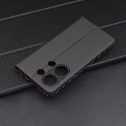 Hoes voor Xiaomi Redmi Note 13 Pro 4G / Poco M6 Pro 4G, Techsuit, Magskin Book, Zwart