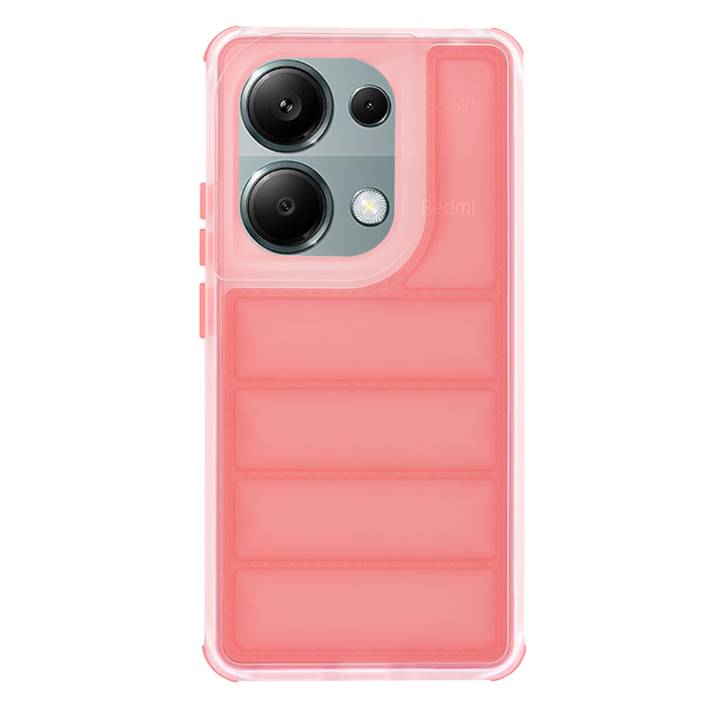 Hoesje voor Xiaomi Redmi Note 13 Pro 4G / Poco M6 Pro 4G, Techsuit, Wave Shield, Rood