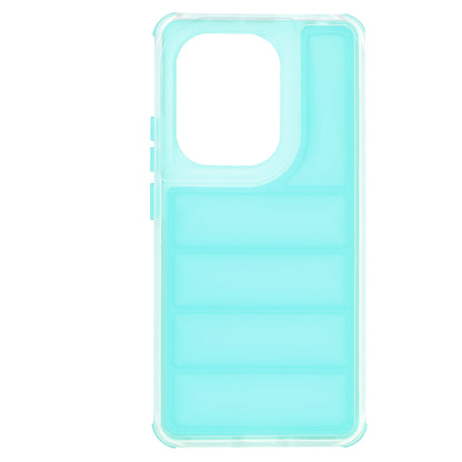 Hoes voor Xiaomi Redmi Note 13 Pro 4G / Poco M6 Pro 4G, Techsuit, Wave Shield, Turkoois