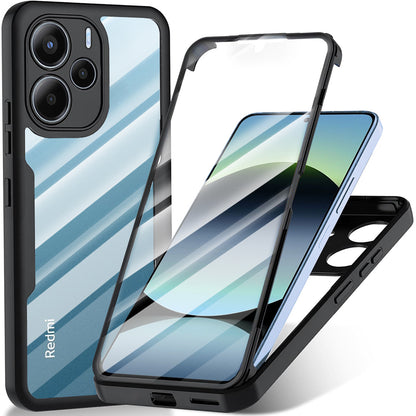 Hoes voor Xiaomi Redmi Note 14 4G (Standaard), Techsuit, ColorVerse 360, Zwart