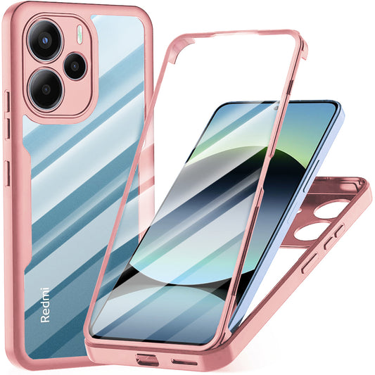 Hoesje voor Xiaomi Redmi Note 14 4G (Standaard), Techsuit, ColorVerse 360, Roze