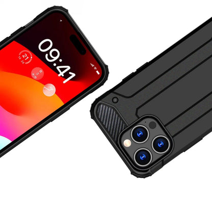 Hoesje voor Xiaomi Redmi Note 14 4G (Standaard), Techsuit, Hybrid Armor, Zwart