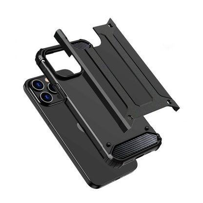 Hoesje voor Xiaomi Redmi Note 14 4G (Standaard), Techsuit, Hybrid Armor, Zwart