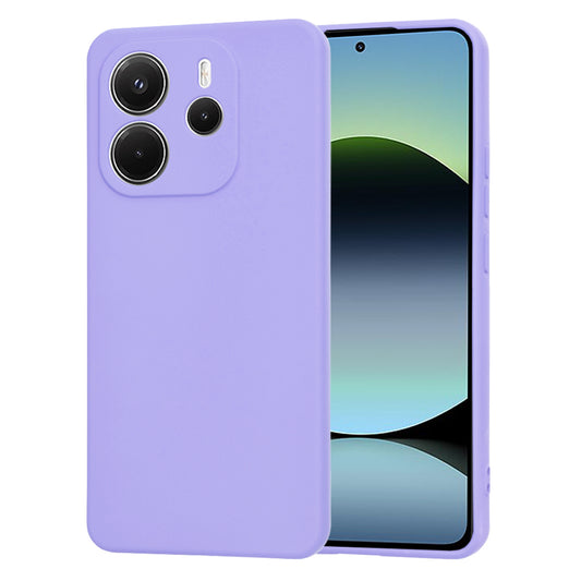 Hoesje voor Xiaomi Redmi Note 14 4G (Standaard), Techsuit, SoftFlex, Lichtpaars