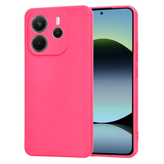 Hoesje voor Xiaomi Redmi Note 14 4G (Standaard), Techsuit, SoftFlex, Donkerroze