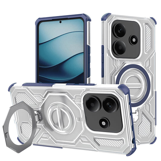Hoesje voor Xiaomi Redmi Note 14 5G, Techsuit, Carbon Shield Pro, Blauw