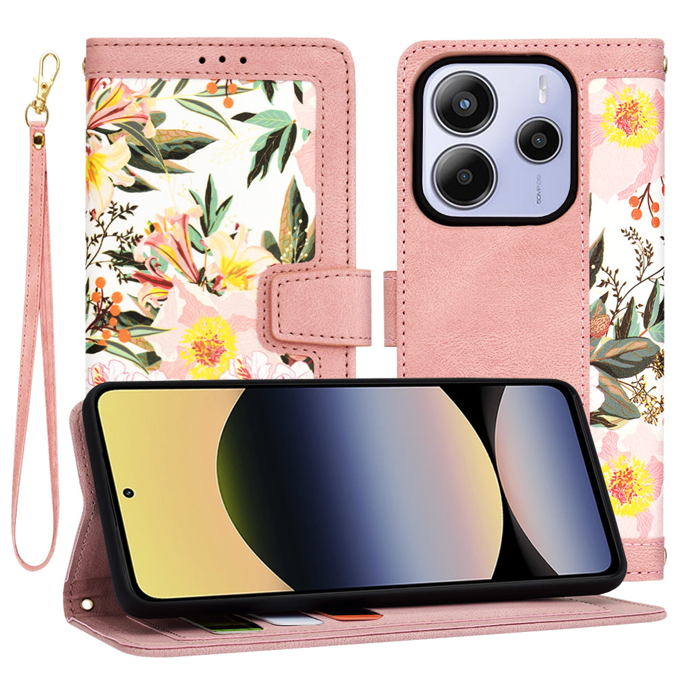 Hoesje voor Xiaomi Redmi Note 14 5G, Techsuit, FlipCraft, Roze