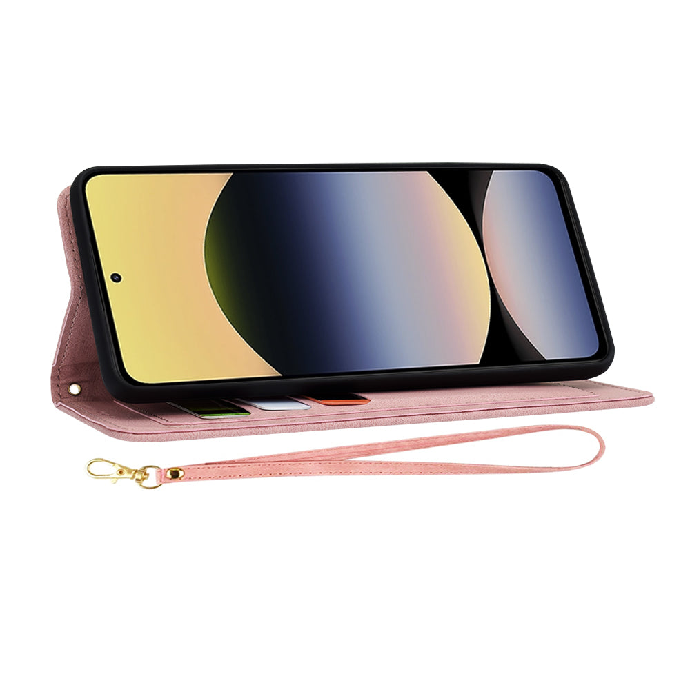 Hoesje voor Xiaomi Redmi Note 14 5G, Techsuit, FlipCraft, Roze