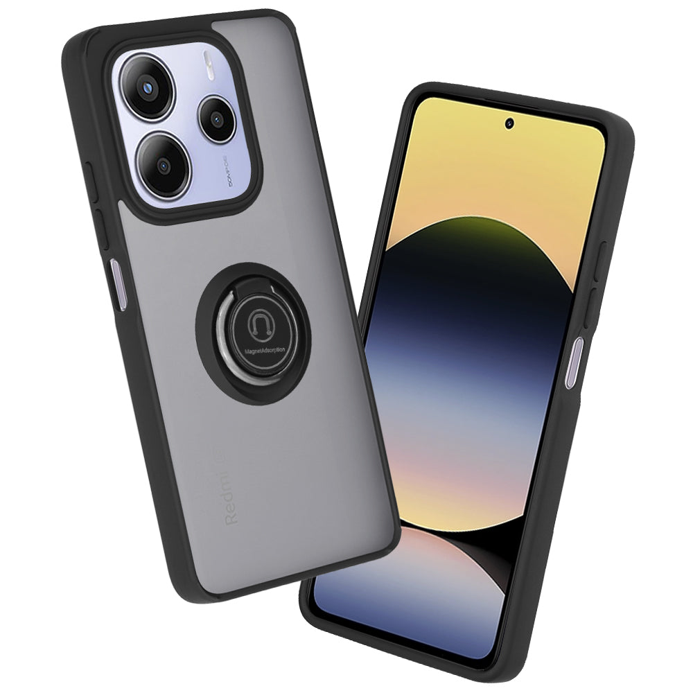 Hoes voor Xiaomi Redmi Note 14 5G, Techsuit, Glinth, Zwart