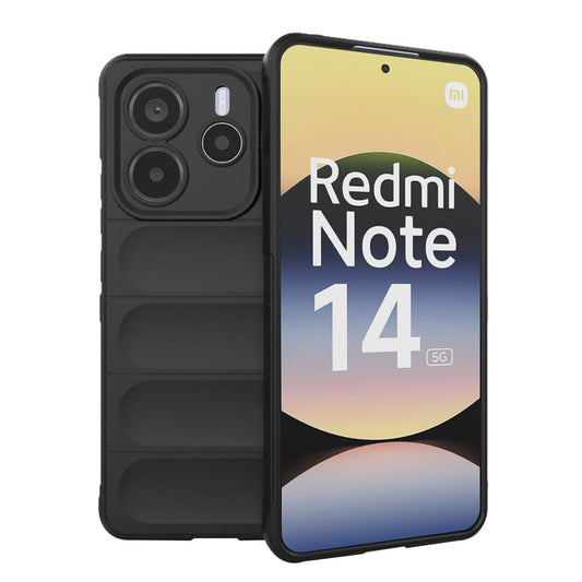 Hoesje voor Xiaomi Redmi Note 14 5G, Techsuit, Magic Shield, Zwart