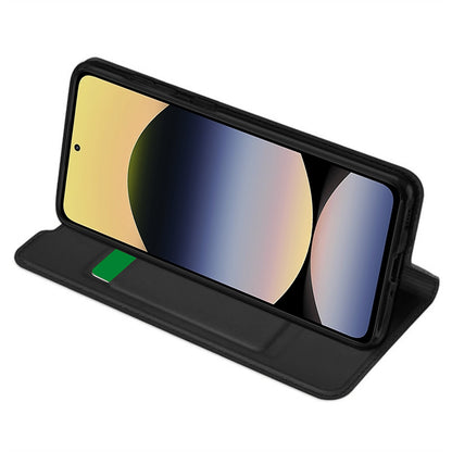 Hoes voor Xiaomi Redmi Note 14 5G, Techsuit, Magskin Book, Zwart
