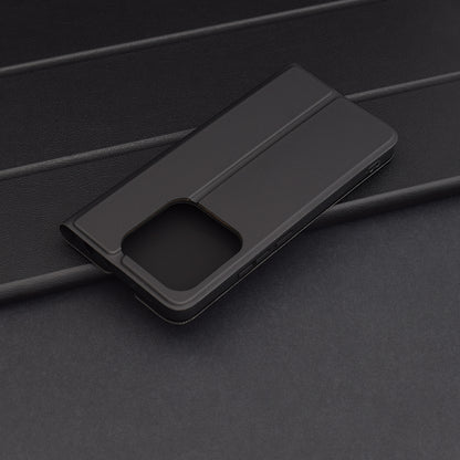Hoes voor Xiaomi Redmi Note 14 5G, Techsuit, Magskin Book, Zwart