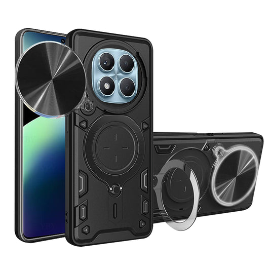 Hoes voor Xiaomi Redmi Note 14 Pro 4G, Techsuit, CamGuard Pro, Zwart