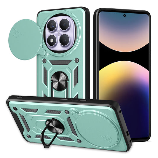 Hoes voor Xiaomi Redmi Note 14 Pro 4G, Techsuit, CamShield, Groen