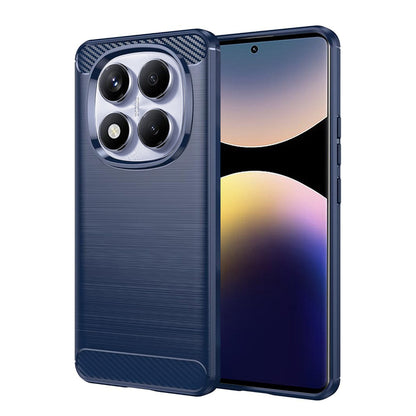 Hoes voor Xiaomi Redmi Note 14 Pro 4G, Techsuit, Carbon, Blauw