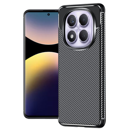 Hoes voor Xiaomi Redmi Note 14 Pro 4G, Techsuit, CarbonFiber, Zwart