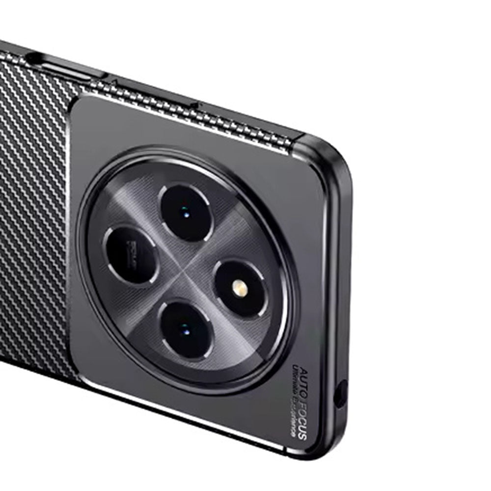 Hoes voor Xiaomi Redmi Note 14 Pro 4G, Techsuit, CarbonFiber, Zwart