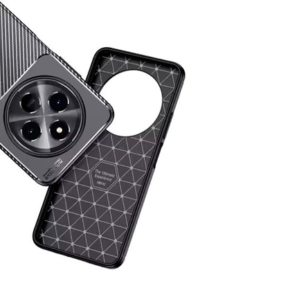 Hoes voor Xiaomi Redmi Note 14 Pro 4G, Techsuit, CarbonFiber, Zwart