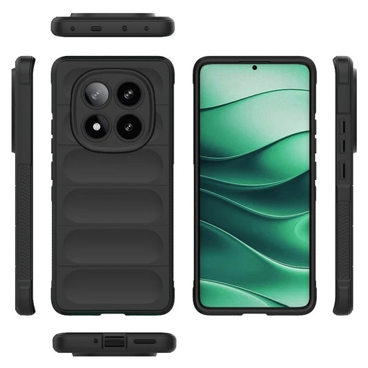 Hoesje voor Xiaomi Redmi Note 14 Pro 4G, Techsuit, Magic Shield, Zwart