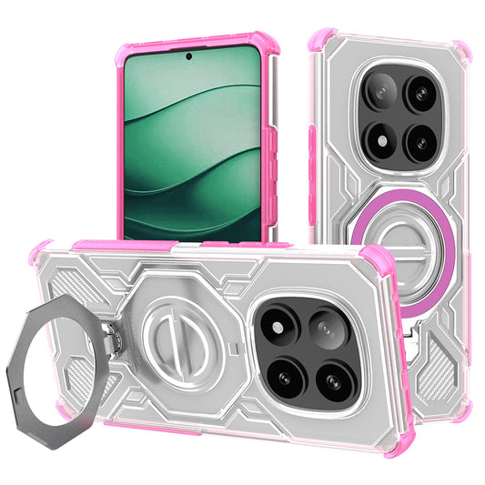 Hoes voor Xiaomi Redmi Note 14 Pro+ 5G, Techsuit, Carbon Shield Pro, Roze