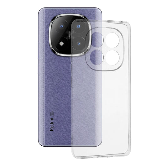 Hoesje voor Xiaomi Redmi Note 14 Pro+ 5G, Techsuit, Clear, Transparant